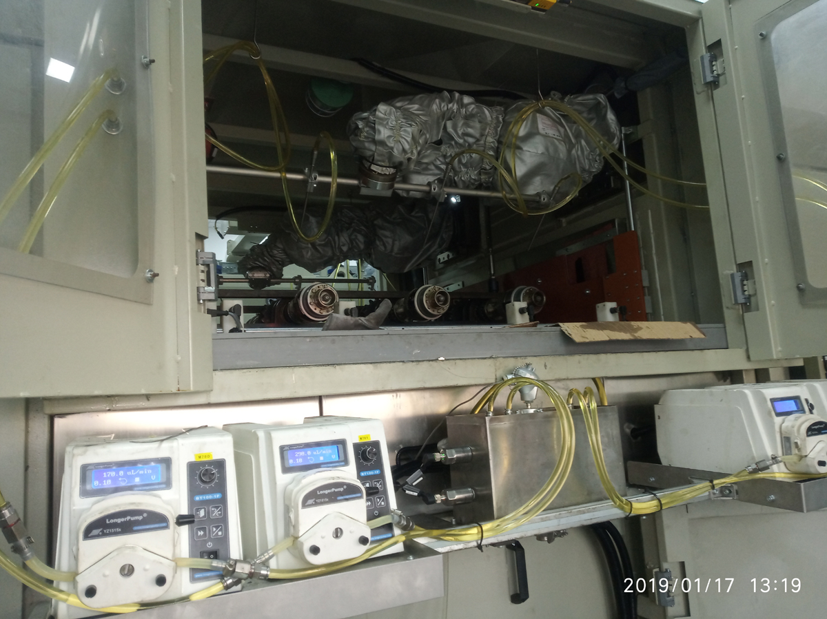新能源汽車(chē)驅(qū)動(dòng)電機(jī)電樞絕緣處理滴漆工位